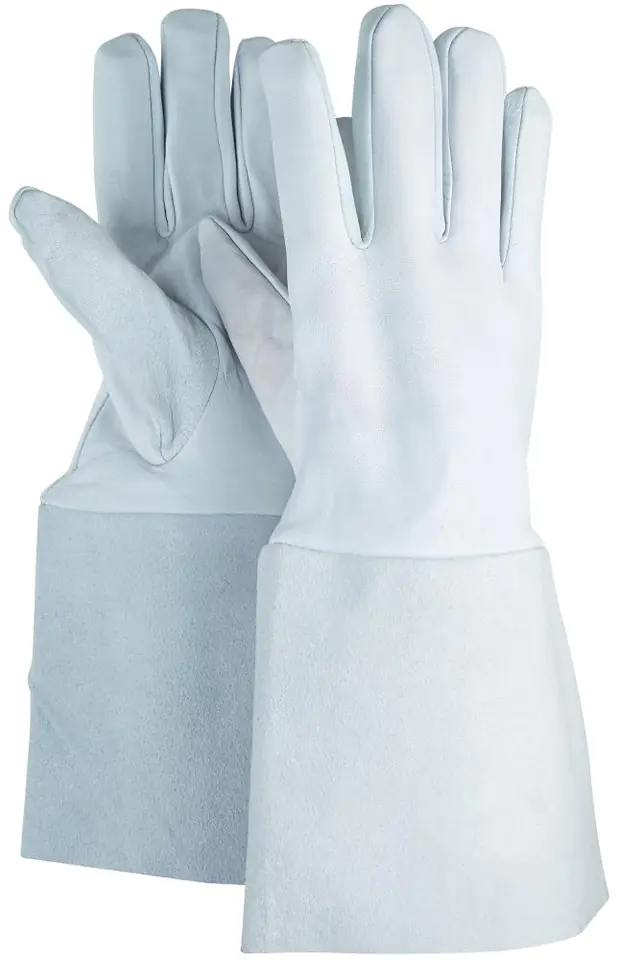 ⁨BIHAR welding gloves, five fingers, 35cm, size 10 (12 pairs)⁩ at Wasserman.eu