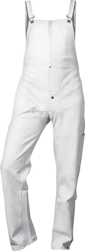 ⁨Welding dungaree trousers, full leather, size L, natural⁩ at Wasserman.eu