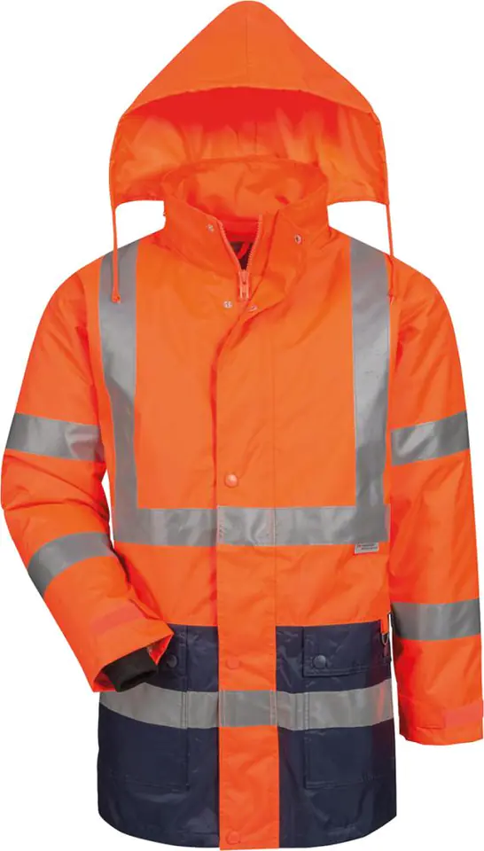 ⁨Warning jacket, size L, orange/blue⁩ at Wasserman.eu