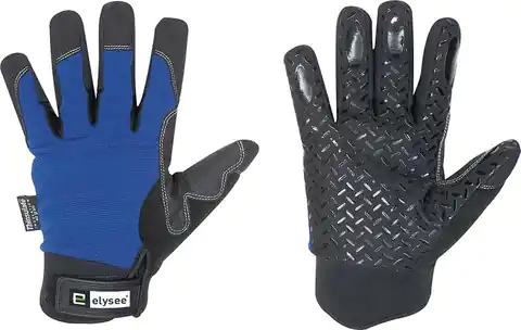 ⁨Freezer winter gloves, size 10, black/blue⁩ at Wasserman.eu