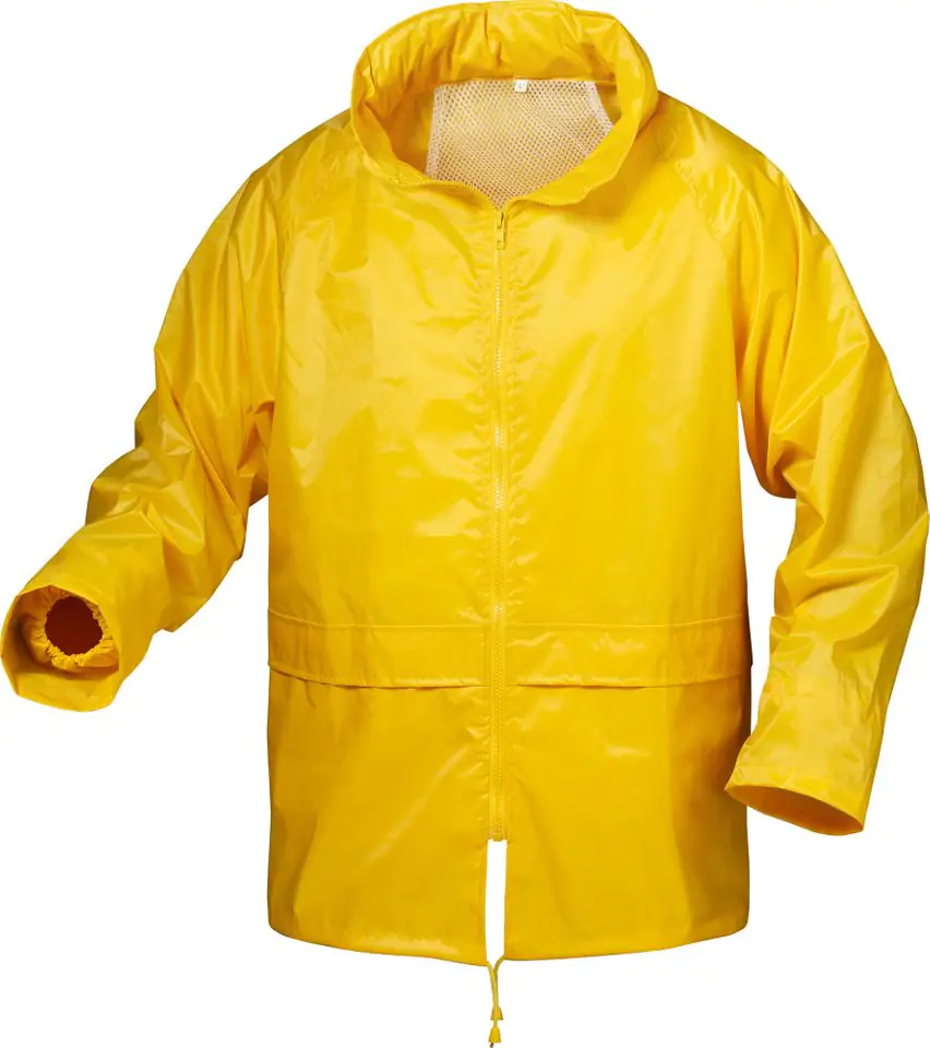 ⁨Nylon vinyl rain jacket, size 3XL, yellow⁩ at Wasserman.eu