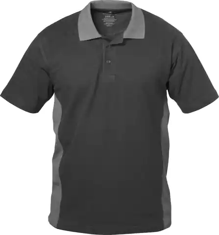 ⁨Sevilla Polo Shirt, size L, black/grey⁩ at Wasserman.eu