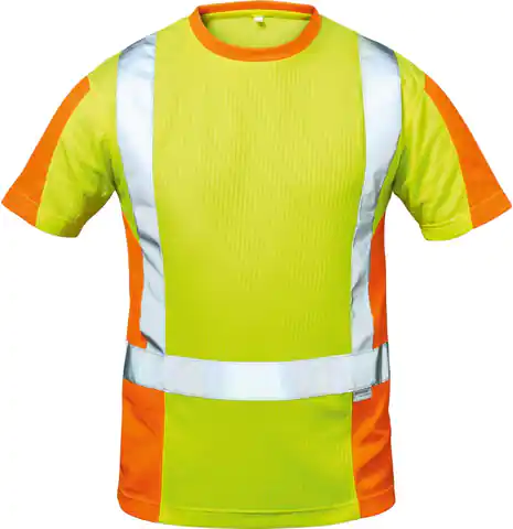 ⁨Koszulka ostrzegawcza Utrecht, rozmiar 3XL, żółty/pomarańczowy⁩ w sklepie Wasserman.eu