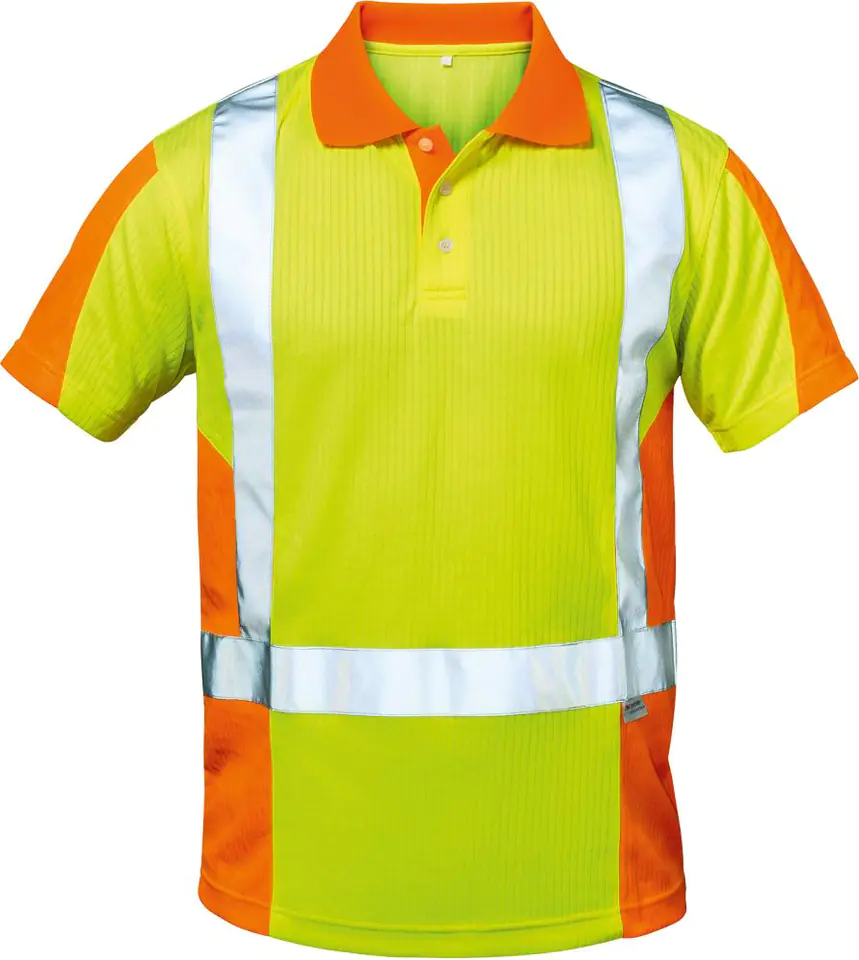 ⁨Warn Zwolle polo shirt, size L, yellow/orange⁩ at Wasserman.eu