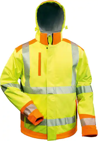 ⁨Rickmer warning jacket, Softshell, L, yellow/orange⁩ at Wasserman.eu