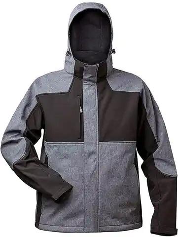 ⁨Tau Softshell Jacket size S, grey/black⁩ at Wasserman.eu