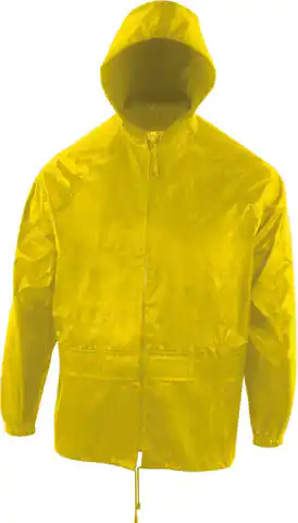 ⁨Zestaw przeciwdeszczowy (spodnie/ kurtka), rozmiar 2XL, żółty⁩ w sklepie Wasserman.eu