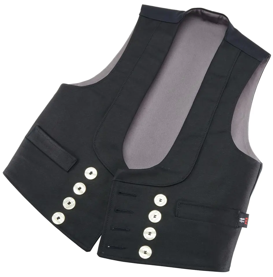 ⁨DETLEF guild vest, screwed, black, size 56⁩ at Wasserman.eu