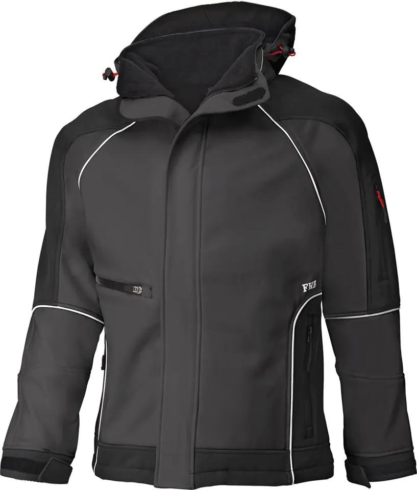 ⁨WALTER softshell jacket, anthracite-black, size M⁩ at Wasserman.eu