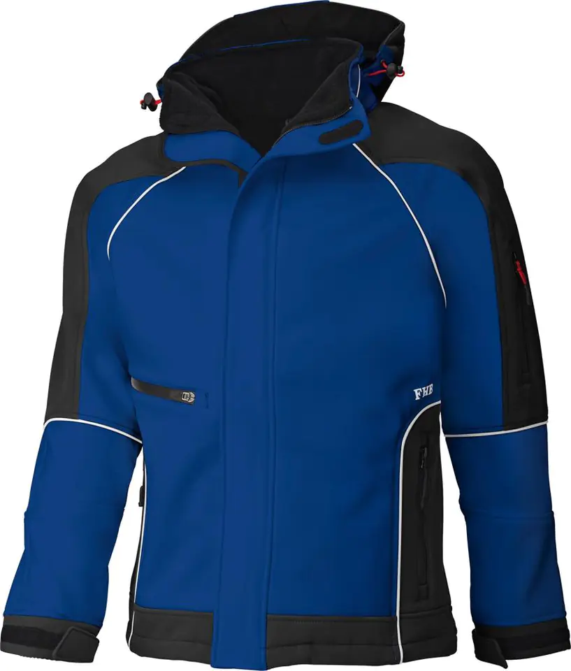 ⁨WALTER softshell jacket, blue-black, size 2XL⁩ at Wasserman.eu