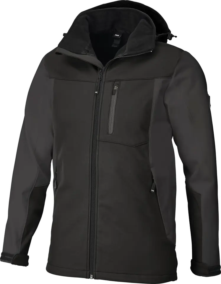 ⁨JANNIK softshell jacket, gray-black, size 2XL⁩ at Wasserman.eu