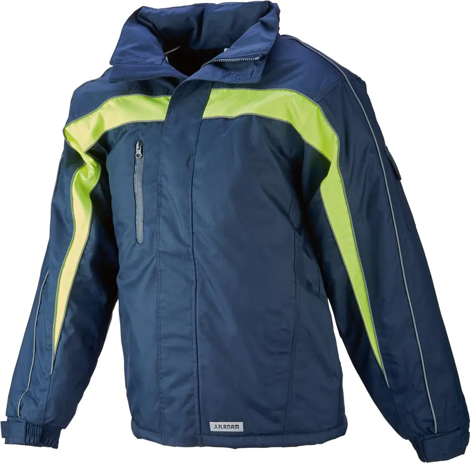 ⁨Cosmic winter jacket, navy/yellow, size 2XL⁩ at Wasserman.eu