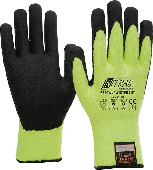 ⁨Winter cut protection gloves, size 9 (10 pcs)⁩ at Wasserman.eu