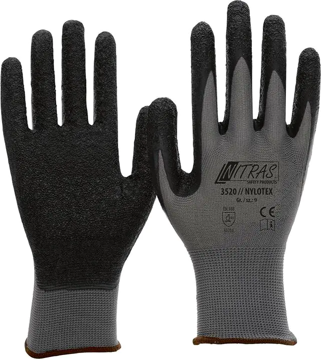 ⁨Protective gloves Nylotex 3520, size 9 (12 pcs)⁩ at Wasserman.eu