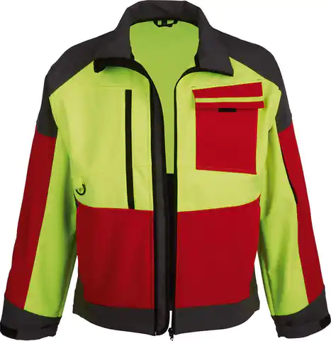 ⁨ForestJackRed softshell jacket, size 3XL, red/anthracite/yellow⁩ at Wasserman.eu