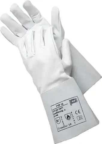 ⁨Nappa gloves type 12, 35 cm, size 10⁩ at Wasserman.eu