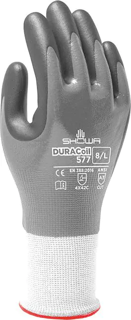 ⁨Cut protection gloves DURA Coil 577, size 7 (10 pairs)⁩ at Wasserman.eu