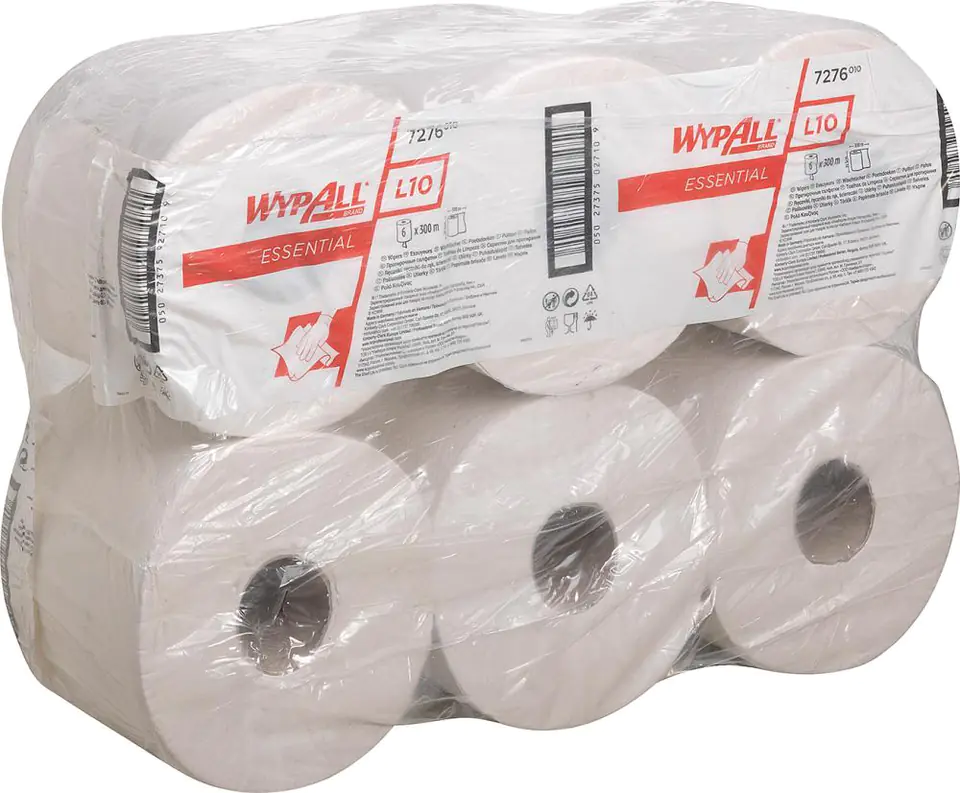 ⁨Cloths WYPALL L10 white (6 pcs)⁩ at Wasserman.eu