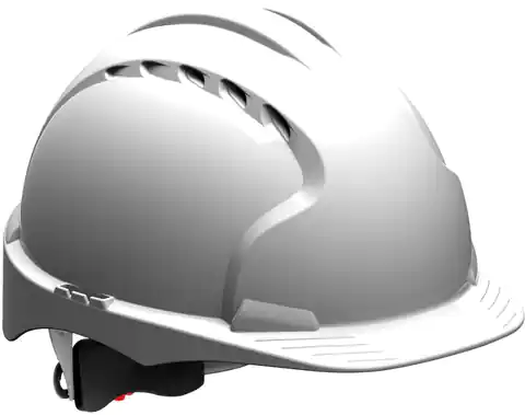 ⁨EVO3 safety helmet with twist-lock closure, EN 397, white⁩ at Wasserman.eu