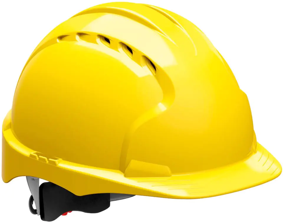 ⁨EVO3 safety helmet with torsion lock, EN 397, yellow⁩ at Wasserman.eu