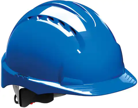⁨EVO3 safety helmet with torsion lock, EN 397, blue⁩ at Wasserman.eu