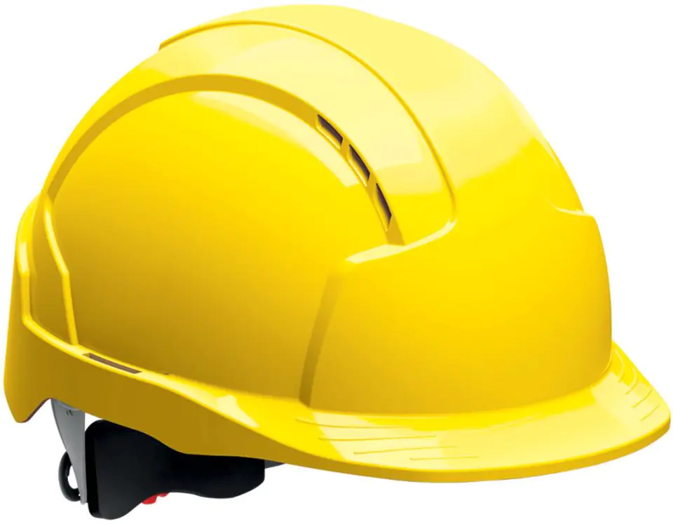 ⁨EVOLite safety helmet with torsion lock, yellow⁩ at Wasserman.eu