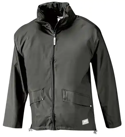 ⁨Voss rain jacket, PU-Stretch, size S, black⁩ at Wasserman.eu