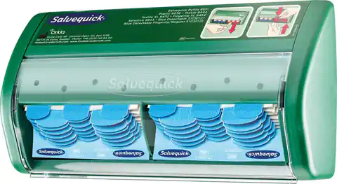 ⁨Salvequick patch dispenser, detectable, 2x35 patches⁩ at Wasserman.eu