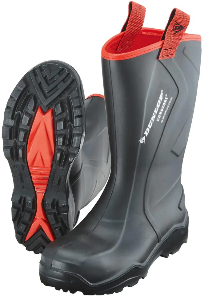 ⁨Dunlop Purofort+ Rugged, size 39, black⁩ at Wasserman.eu