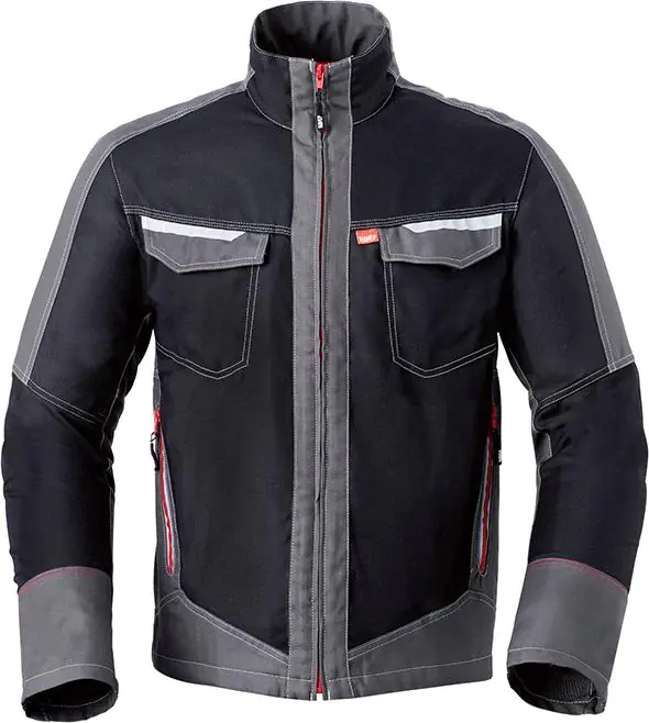 ⁨Długa kurtka Attitude, rozmiar XL, czarny/szary węglowy⁩ w sklepie Wasserman.eu