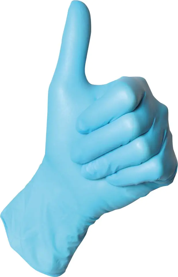 ⁨Nitrile gloves 0445, chass. M (box of 100 pcs.)⁩ at Wasserman.eu