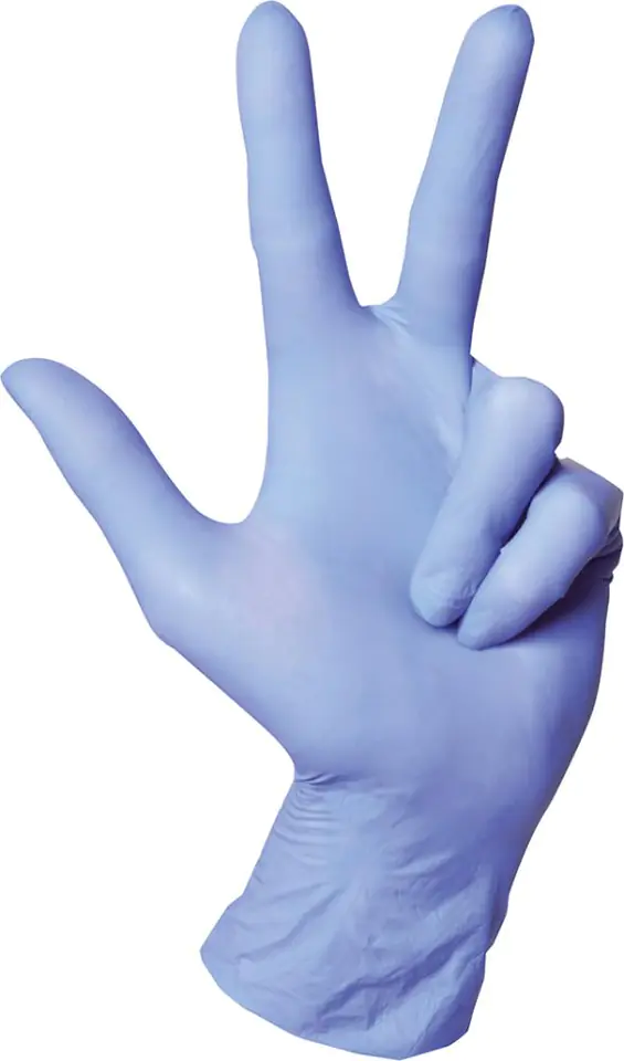 ⁨Nitrile gloves 0446, ch. M (pack of 200 pcs)⁩ at Wasserman.eu