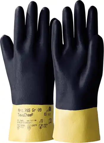 ⁨TevuChem 765 gloves, size 8 (10 pairs)⁩ at Wasserman.eu