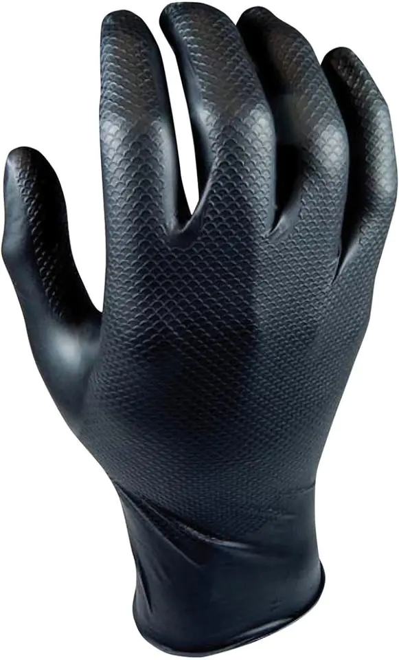 ⁨Gloves Grippaz, size L, black (pack 50 pieces)⁩ at Wasserman.eu