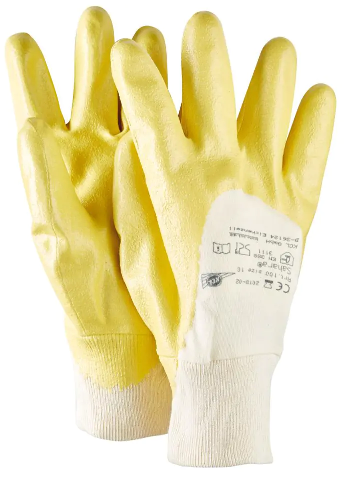 ⁨Sahara 100 gloves, size 10, yellow (10 pairs)⁩ at Wasserman.eu
