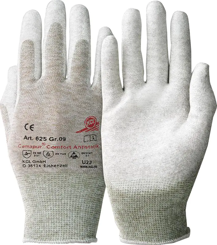 ⁨Camapur Comfort 625 gloves, antistatic, size8 (10 pairs)⁩ at Wasserman.eu