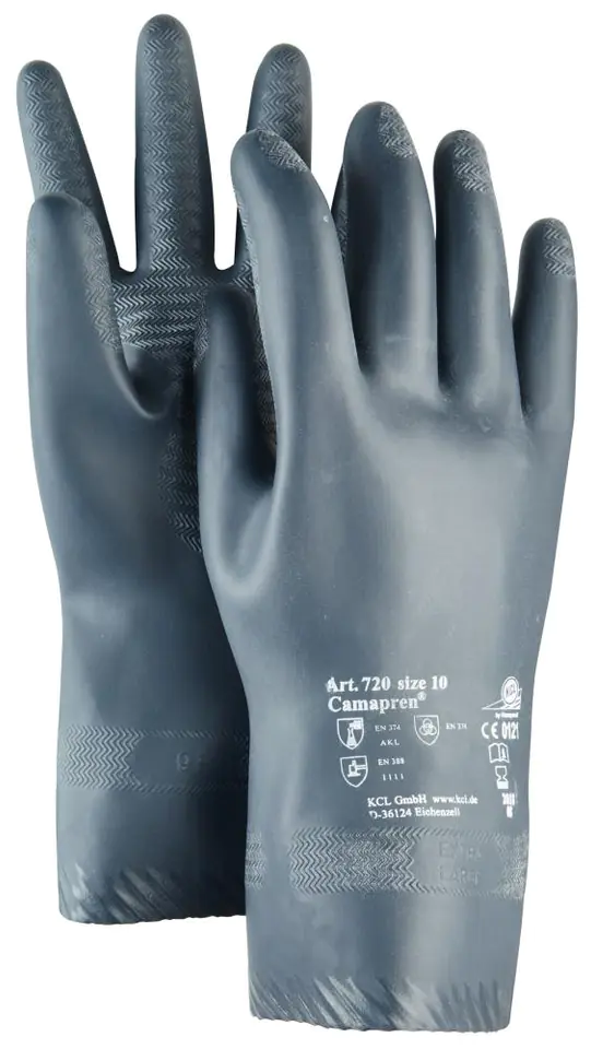 ⁨Camapren 720 gloves, size 10, black (10 pairs)⁩ at Wasserman.eu