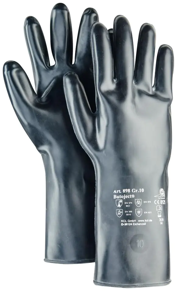 ⁨Butoject 898 gloves, size 10, black⁩ at Wasserman.eu