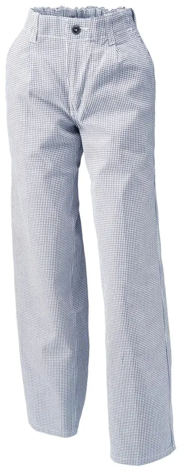 ⁨Cook's/baker's trousers 1353 910, pants 58, blue/white⁩ at Wasserman.eu