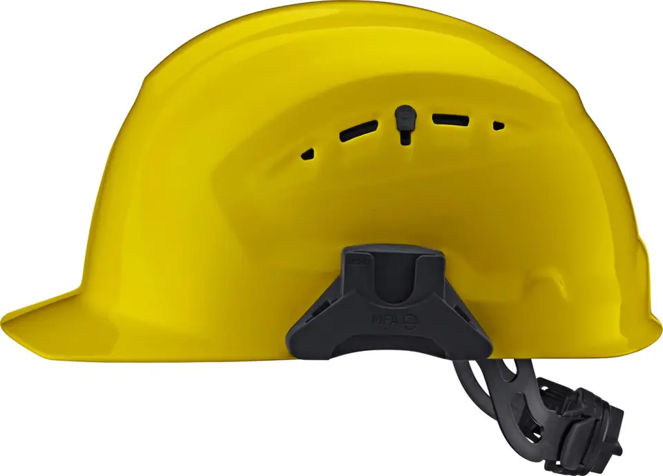 Kask ochronny CrossGuard z blokadą skrętną, żółty w sklepie Wasserman.eu