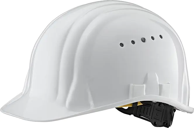 ⁨Baumeister 80/6 safety helmet, EN 397, white⁩ at Wasserman.eu