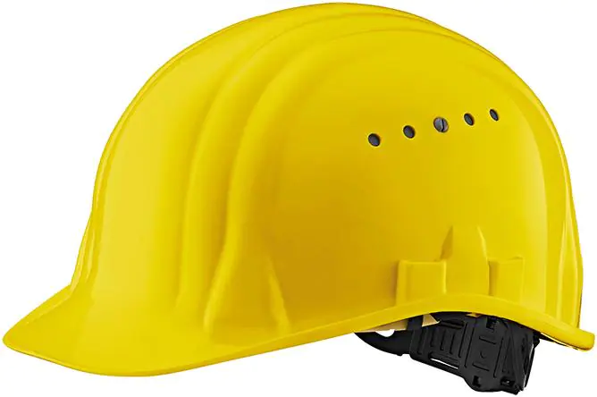 ⁨Kask ochronny Baumeister 80/6, EN 397, żółty⁩ w sklepie Wasserman.eu