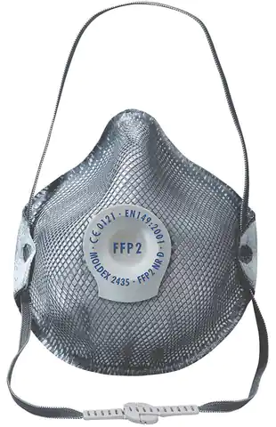 ⁨Maska oddechowa 2535, zawór, FFP3 NR D, przeciw ozonowi  (10 szt.)⁩ w sklepie Wasserman.eu