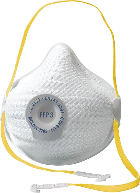 ⁨Half mask 3205, valve, FFP3 NR D, size M/L (10 pcs.)⁩ at Wasserman.eu