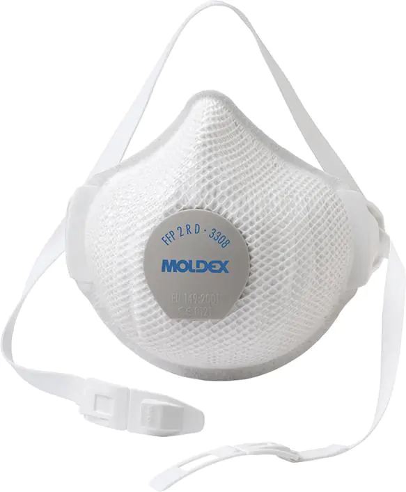 Respirator 3308, climate valve, FFP2 RD (5 pcs) at Wasserman.eu