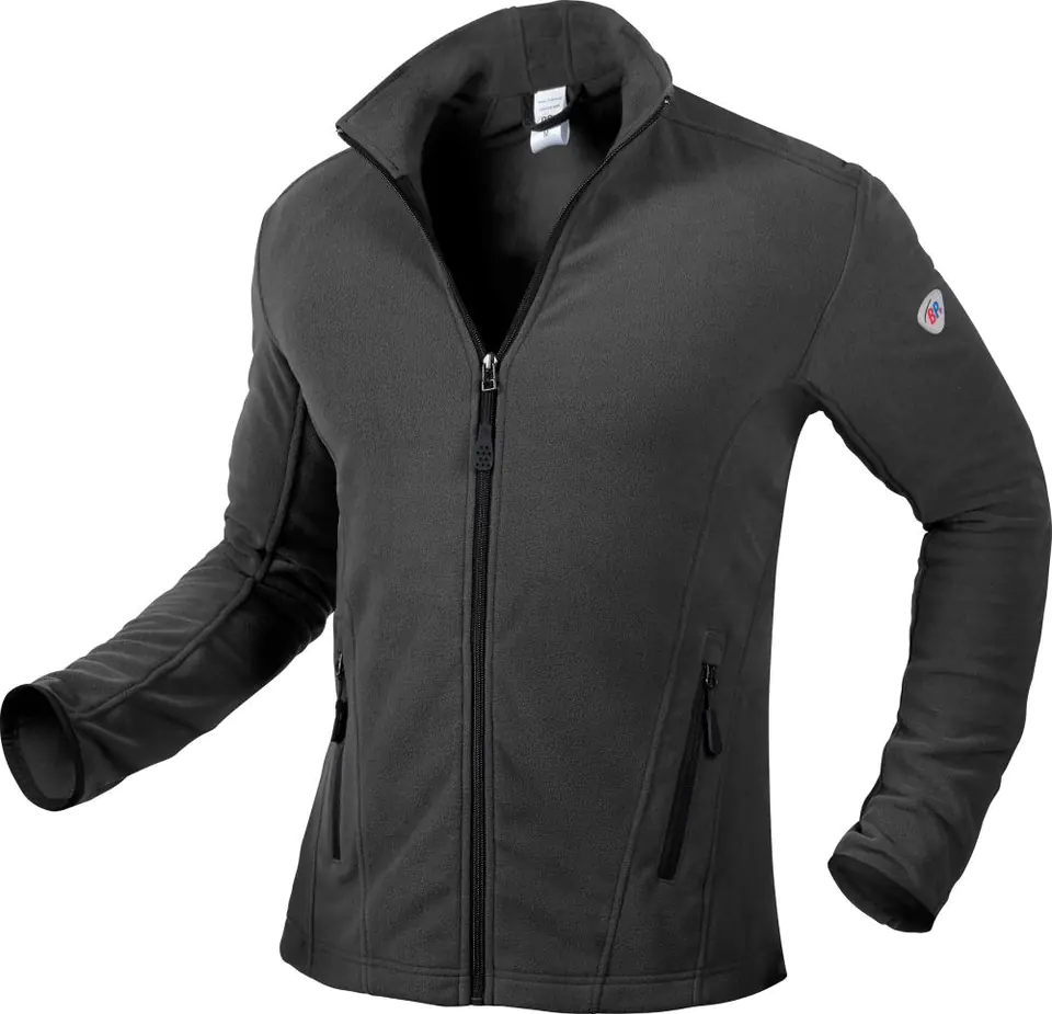 ⁨Men's fleece jacket 1694, black, size L⁩ at Wasserman.eu