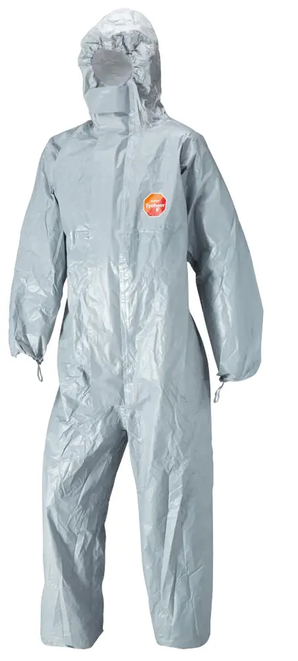 ⁨Disposable suit Tychem 6000 F, size 2XL, grey⁩ at Wasserman.eu