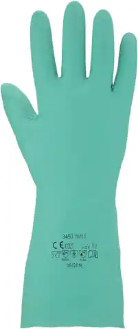 ⁨Gloves 3450, size 8, green (12 pairs)⁩ at Wasserman.eu