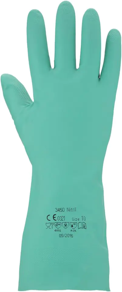 ⁨Gloves 3450, size 11, green (12 pairs)⁩ at Wasserman.eu
