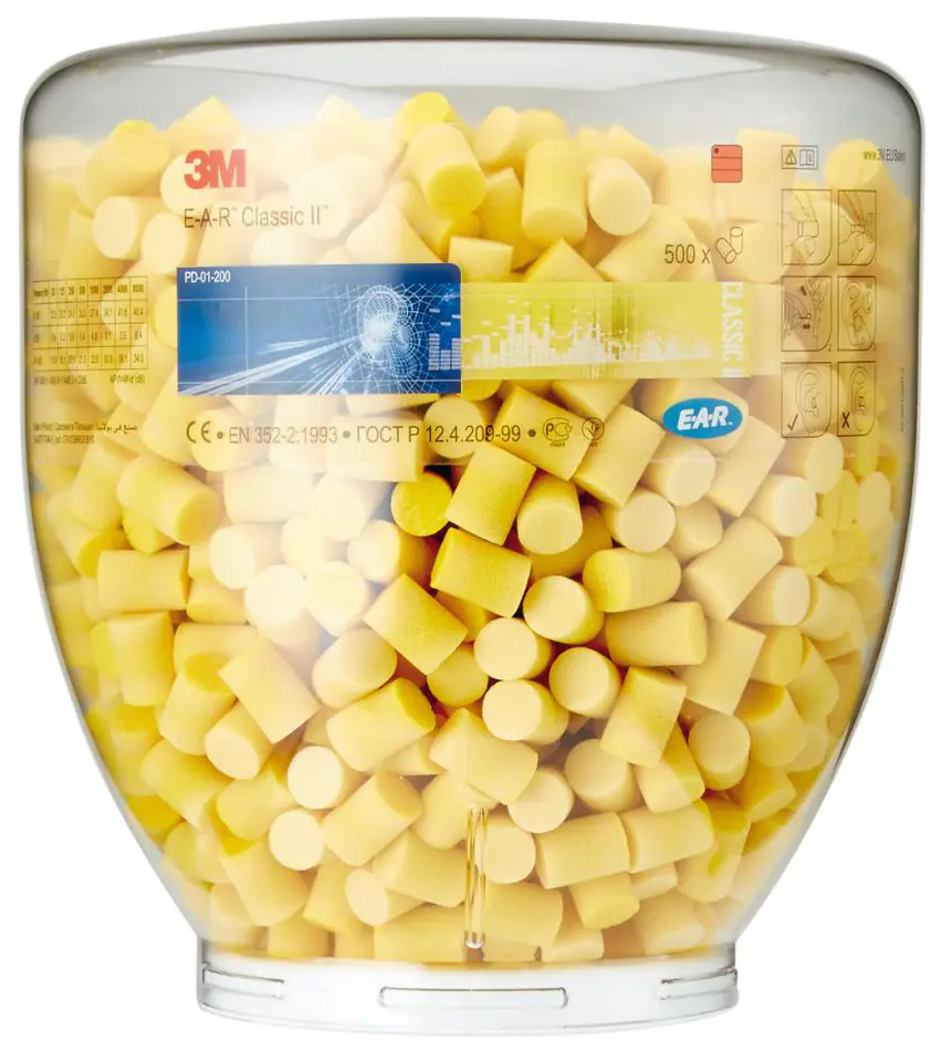 ⁨One Touch Earplugs, yellow (500 pairs)⁩ at Wasserman.eu